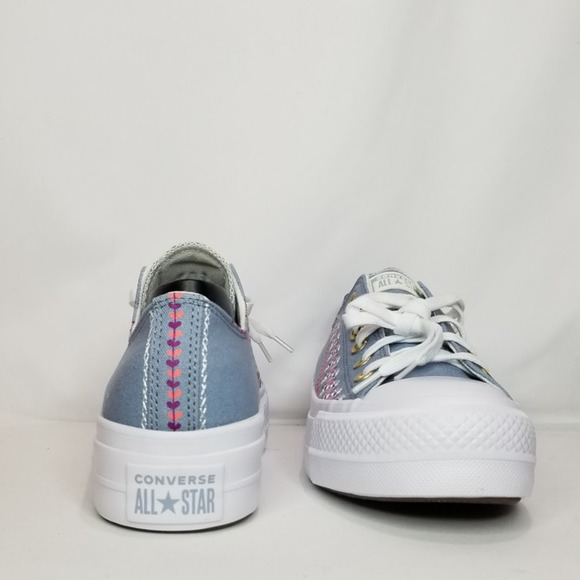 Converse Women's CTAS Lift Free Spirit Floral Limited Edition  8.5 A12051C NWT - Picture 7 of 9
